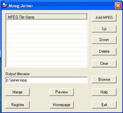 DigitByte Mpeg Joiner 2.0.0265 software screenshot