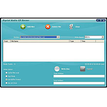 Digital Audio CD Burner 7.4.0.12 software screenshot