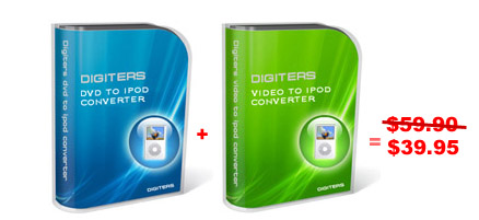 Digiters DVD to iPod Converter + Video 3.6.6 software screenshot