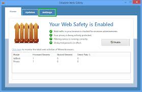 Diladele Web Safety 1.0.5.0 software screenshot