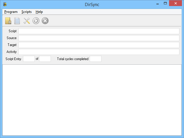 DirSync 8.2 software screenshot