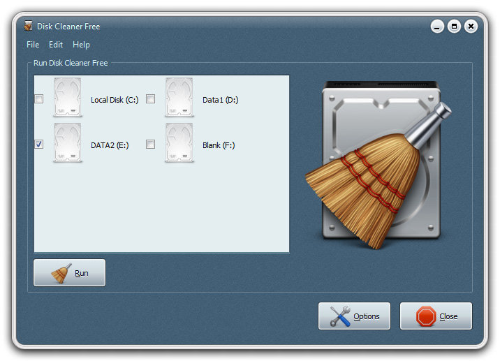 Disk Cleaner Free 7.2.3 software screenshot