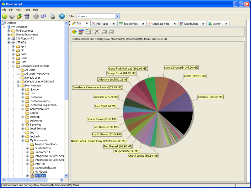 DiskFerret 2.2.0.2 software screenshot