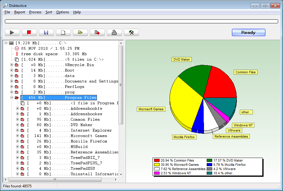 Disktective 6.0 software screenshot