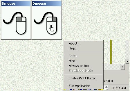 Dmouse 1.0.0 software screenshot
