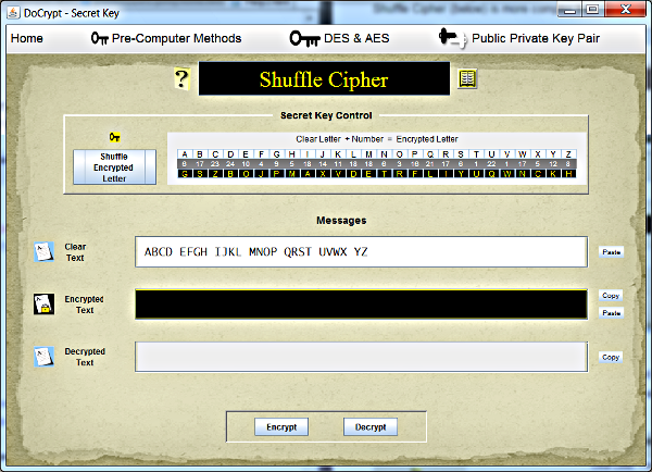 DoCrypt 2.0 software screenshot