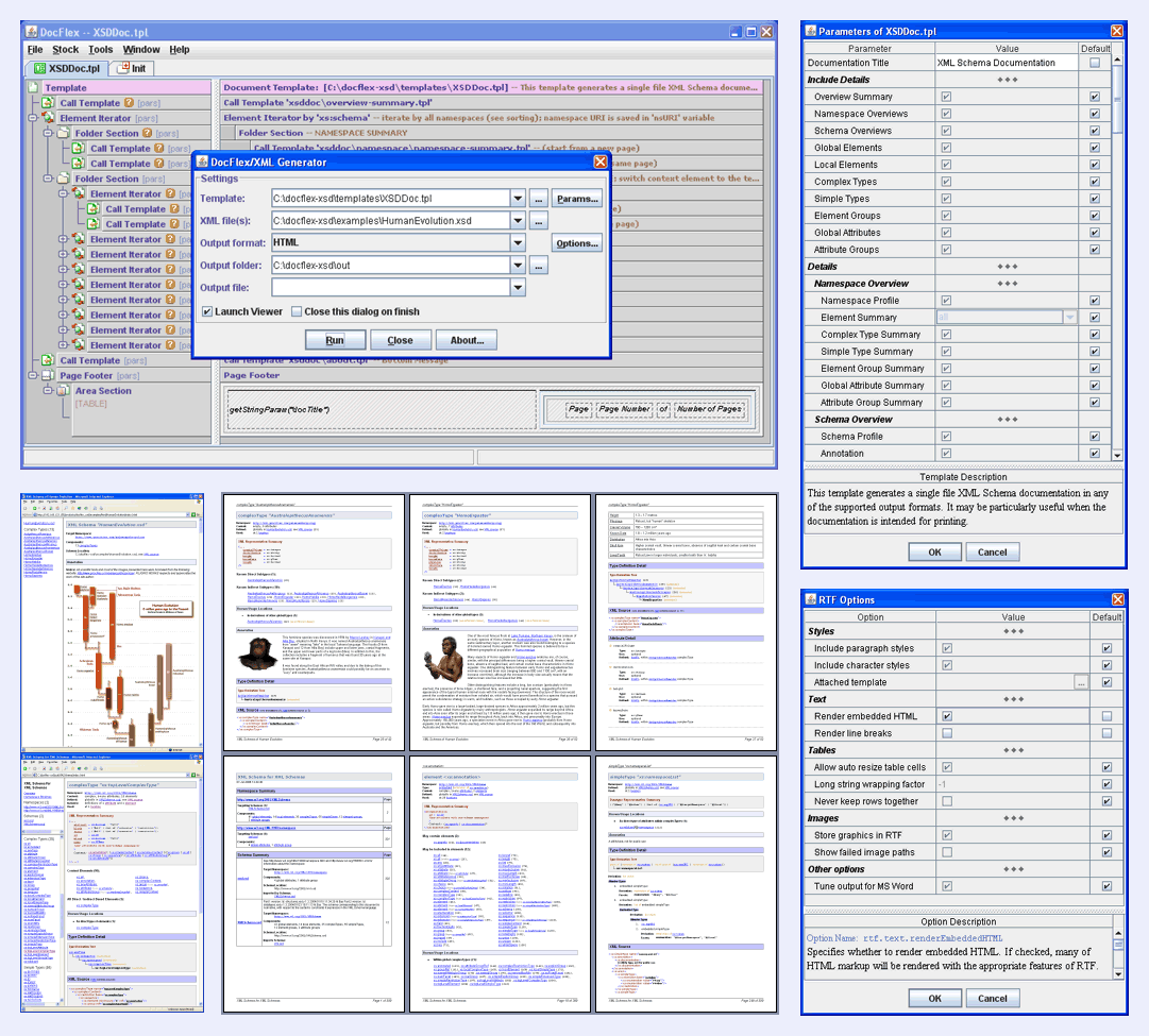 DocFlex/XSD 1.0 software screenshot