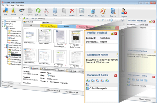 Docsvault Enterprise 9.0 software screenshot
