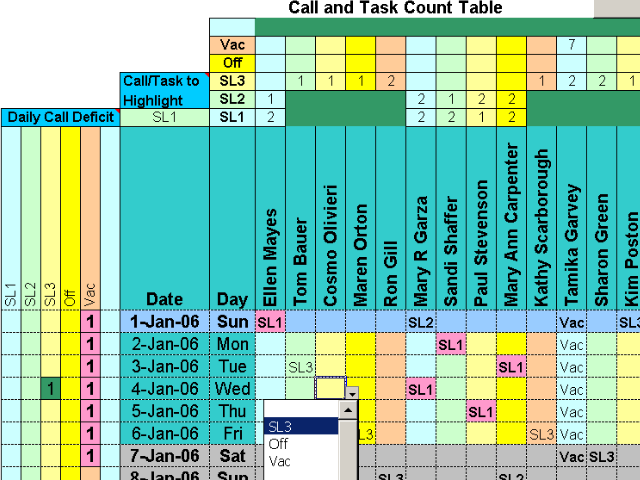 Doctors Calls for a Year with Excel 4.16 software screenshot