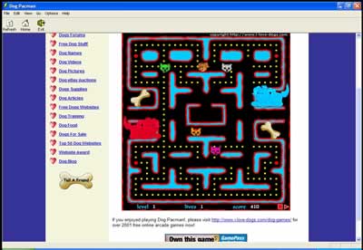 Dog Pacman 1 software screenshot