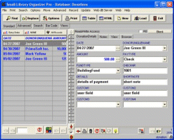 Donation Organizer Pro 3.0 software screenshot