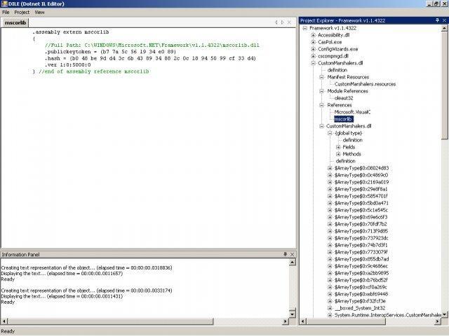 Dotnet IL Editor 0.2.11.3208 software screenshot