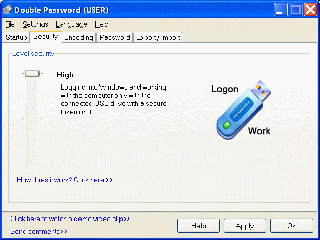 Double Password 1.21 software screenshot