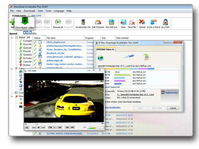Download Accelerator Plus 10.0.6.0 software screenshot