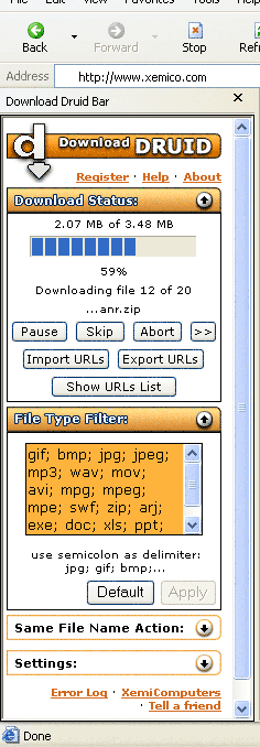 Download Druid 2.2 software screenshot