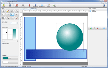 DrawPad Graphic Editor 3.04 software screenshot