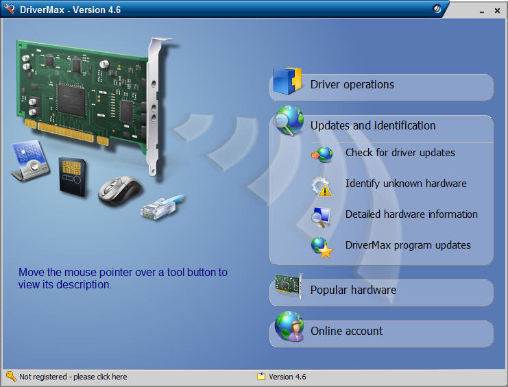 DriverMax 9.32.0.218 software screenshot