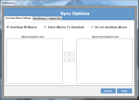 Drop N Sync 1.0 software screenshot