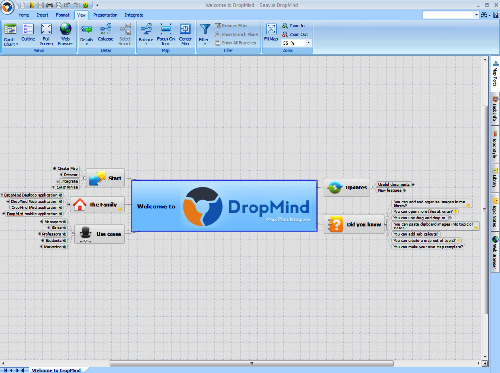 DropMind 4.2.0.50330 software screenshot