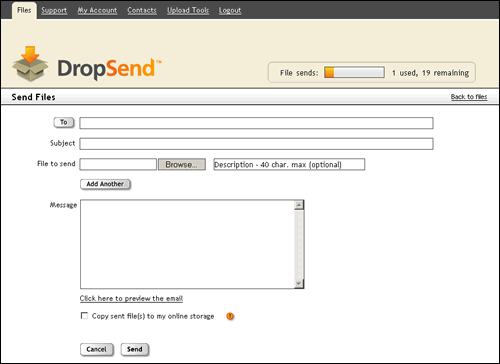 DropSend Direct 4.13.0.0 software screenshot