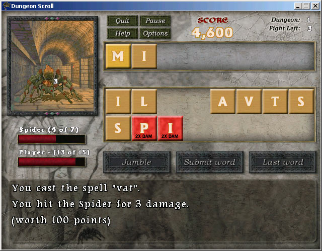 Dungeon Scroll Gold Edition 2.00 software screenshot