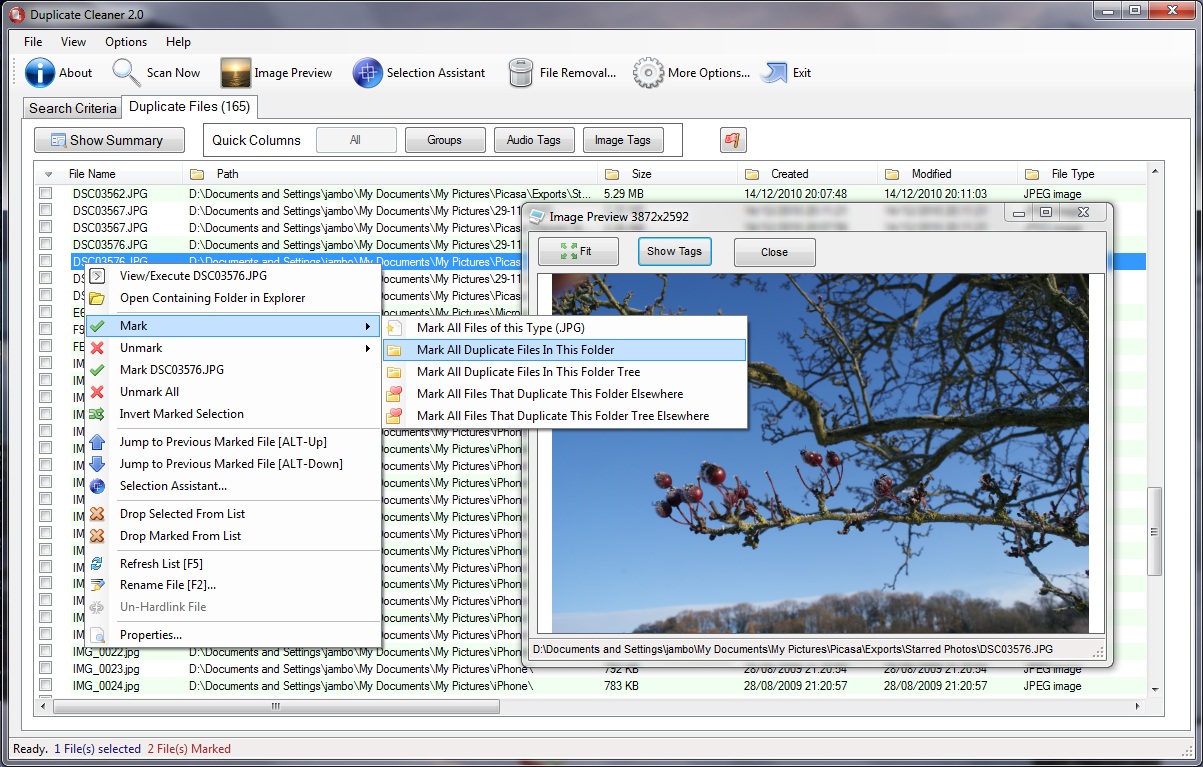 Duplicate Cleaner Pro 4.0.5 software screenshot