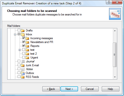 Duplicate Email Remover 3.0.1 software screenshot