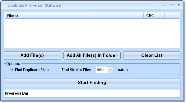 Duplicate File Finder Software 7.0 software screenshot