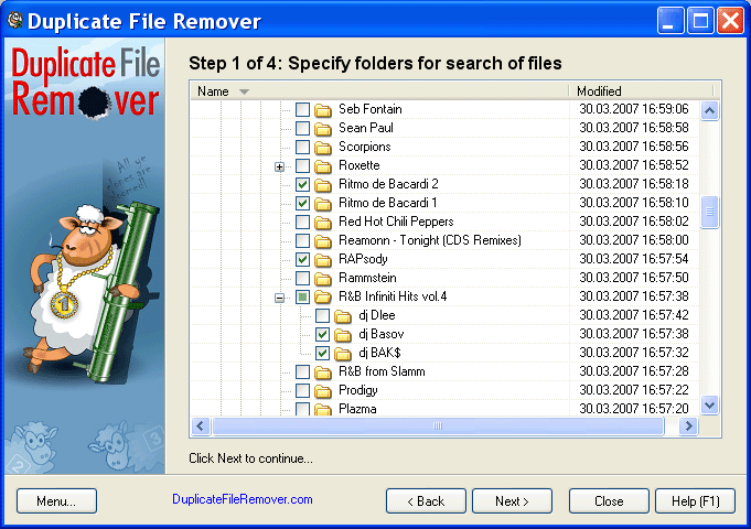 Duplicate File Remover 3.8.30.0 software screenshot