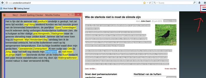 Dutch Spelling Checker 0.1 software screenshot