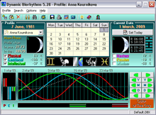Dynamic Biorhythms 5.29 software screenshot