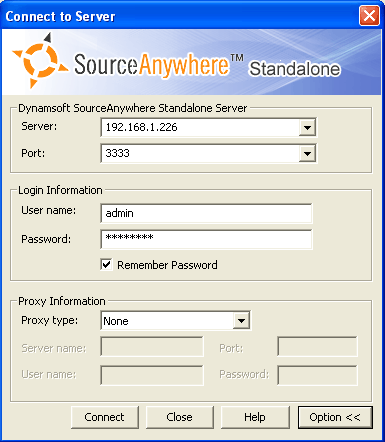 Dynamsoft SourceAnywhere 6.3 software screenshot