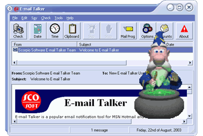 E-mail Talker 4.0 software screenshot