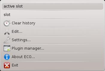 ECO (Easy Clipboard Organizer) Portable 0.1.6 Beta software screenshot