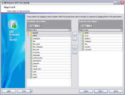 EMS DB Extract for MySQL 3.0 software screenshot