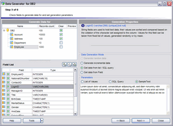 EMS Data Generator for DB2 3.0 software screenshot