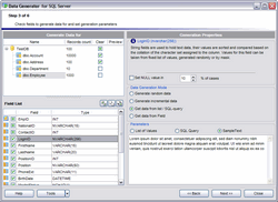EMS Data Generator for SQL Server 3.0 software screenshot