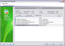 EMS Data Import for PostgreSQL 3.3 software screenshot