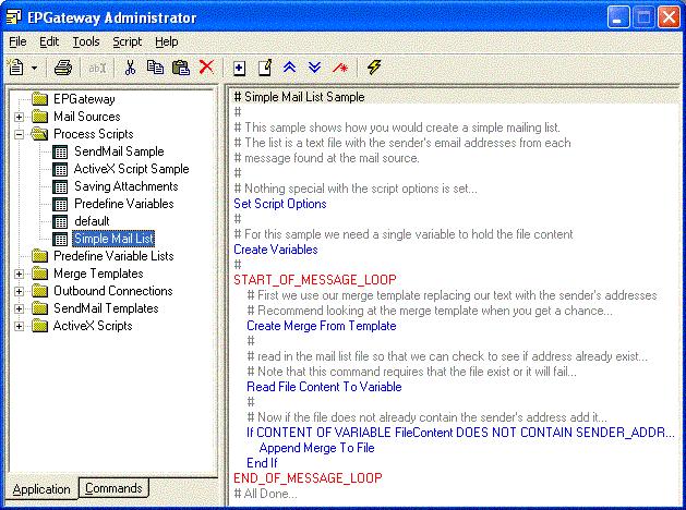 EP-Gateway 2.0 software screenshot