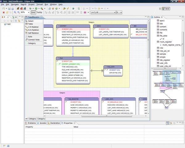 ERMaster 1.0.0.v20141016-0300 Alpha software screenshot