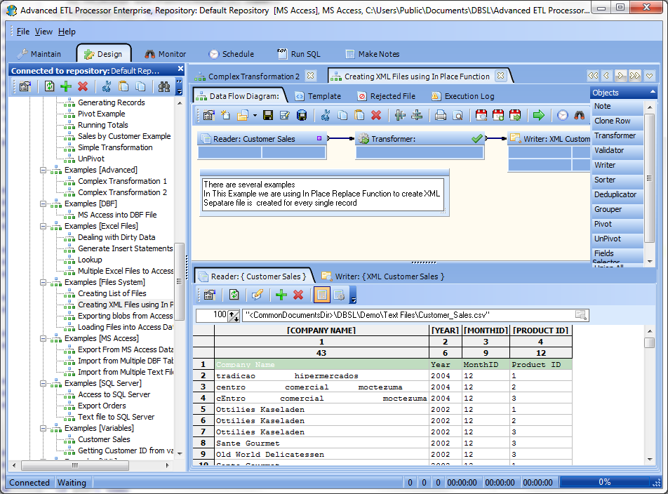 ETL-Tools QlikView Connector 3.4.4.2 software screenshot