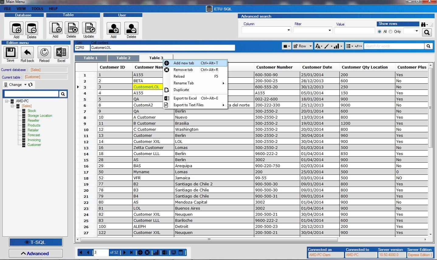 ETU SQL for MS SQL 7.0.0.4 software screenshot