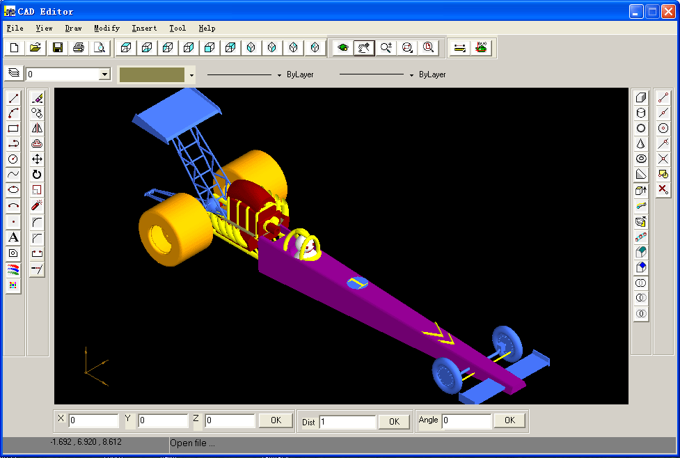 EWDraw 3D ActiveX Professional Edition 12.5.8 software screenshot