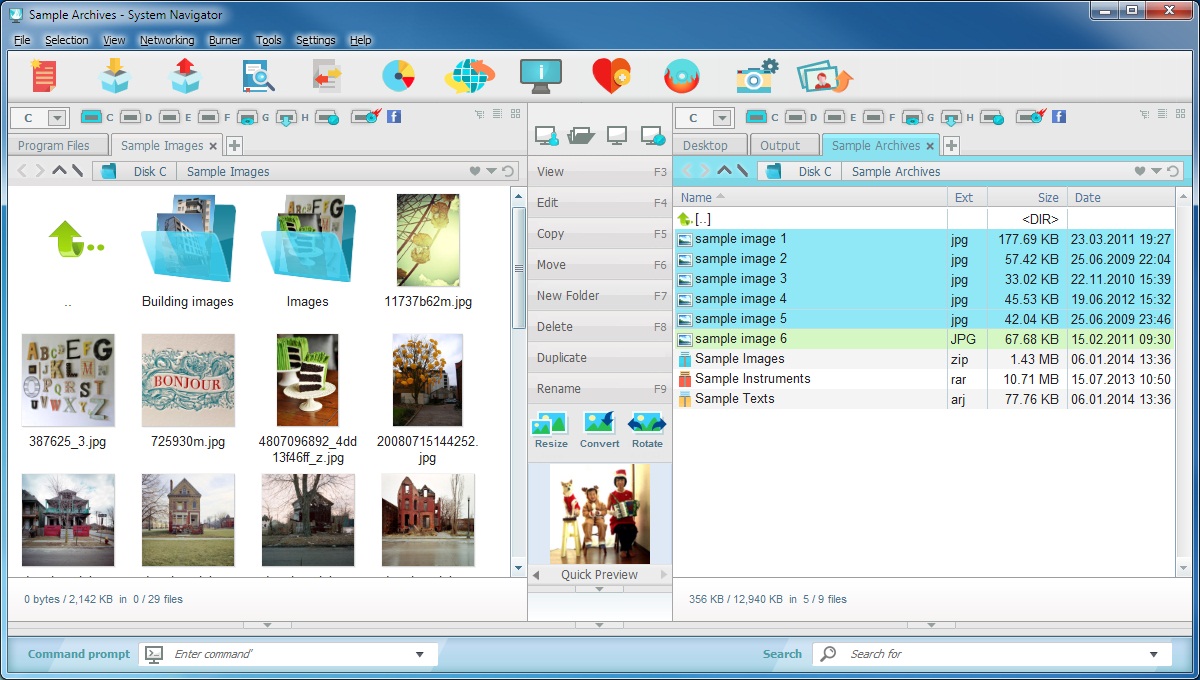 EXEONE System Navigator 2014 5.0.2.002 software screenshot
