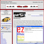EZ Affiliate Website Builder 3.0 software screenshot