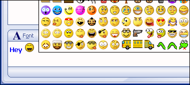 EZ Emoticons 3.0 software screenshot