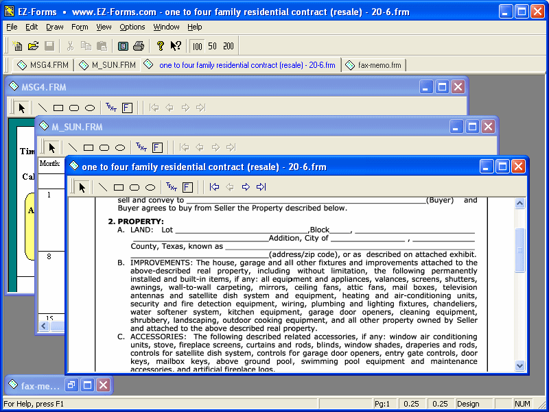 EZ-Forms ULTRA 5.50.ee.220 software screenshot