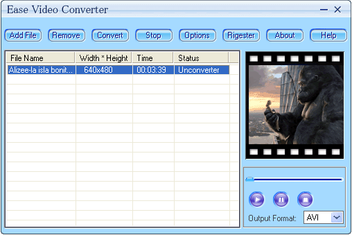 Ease Video Converter 3.70.70 software screenshot