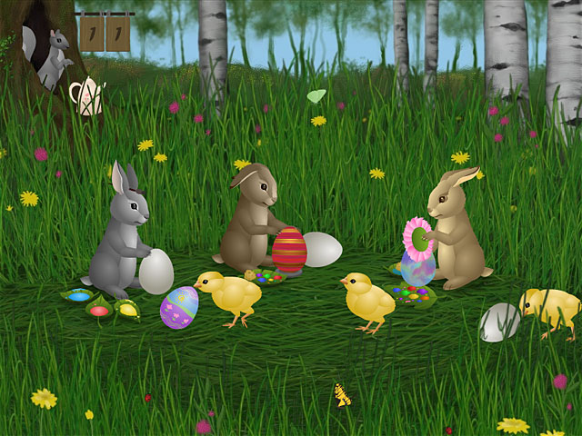 Easter Bunnies Screensaver 1.1 software screenshot