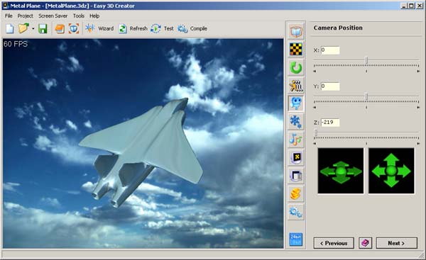 Easy 3D Creator 3.0 Freeware software screenshot